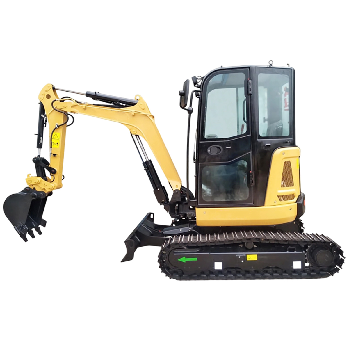 Zero Tail Swing Mini Excavator for Narrow Sites