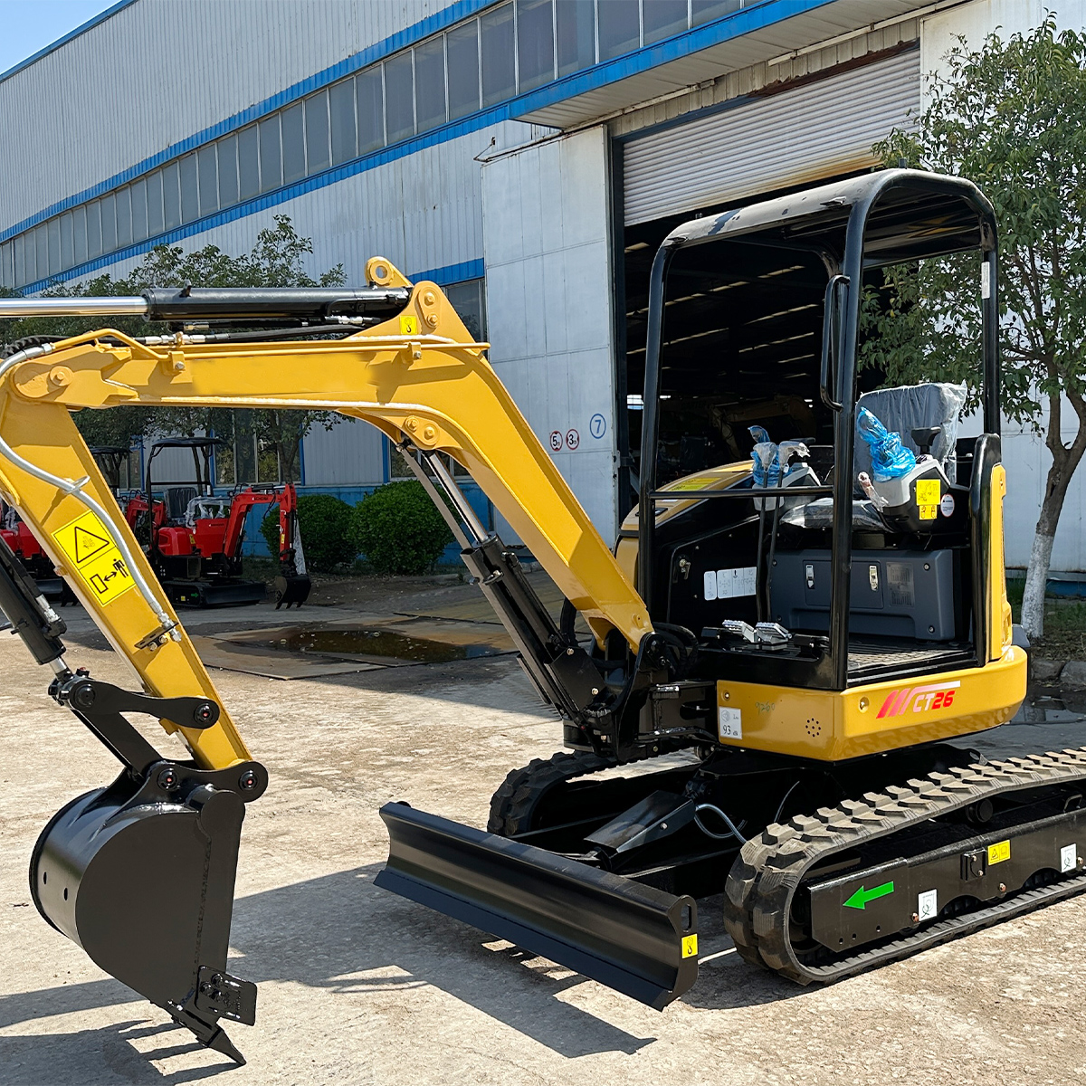 2.5 Ton Mini Excavator Zero Tail Swing Design