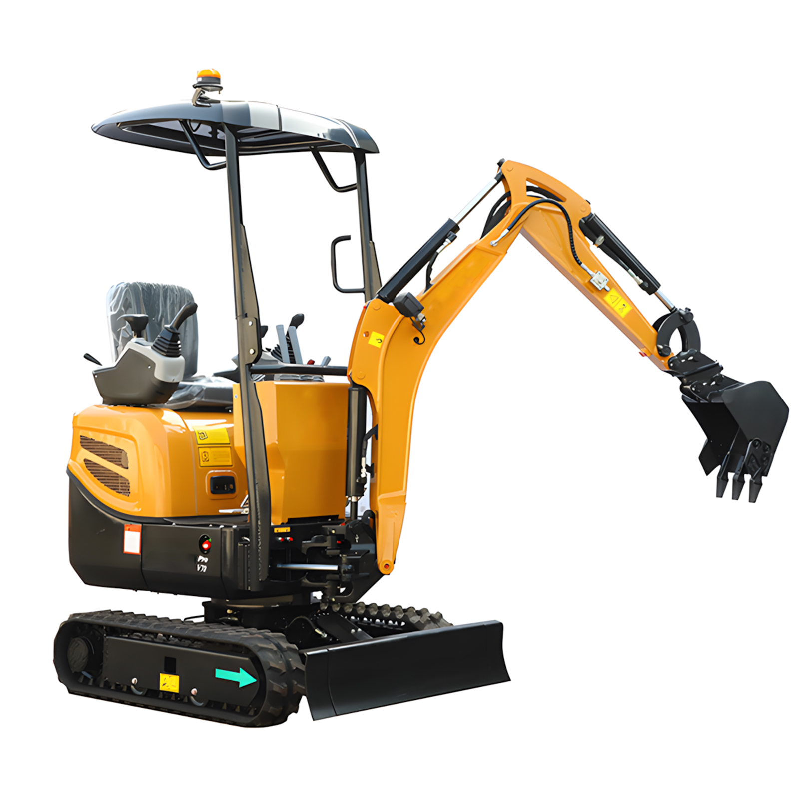 1Ton Small Crawler Excavator Residential Project Use