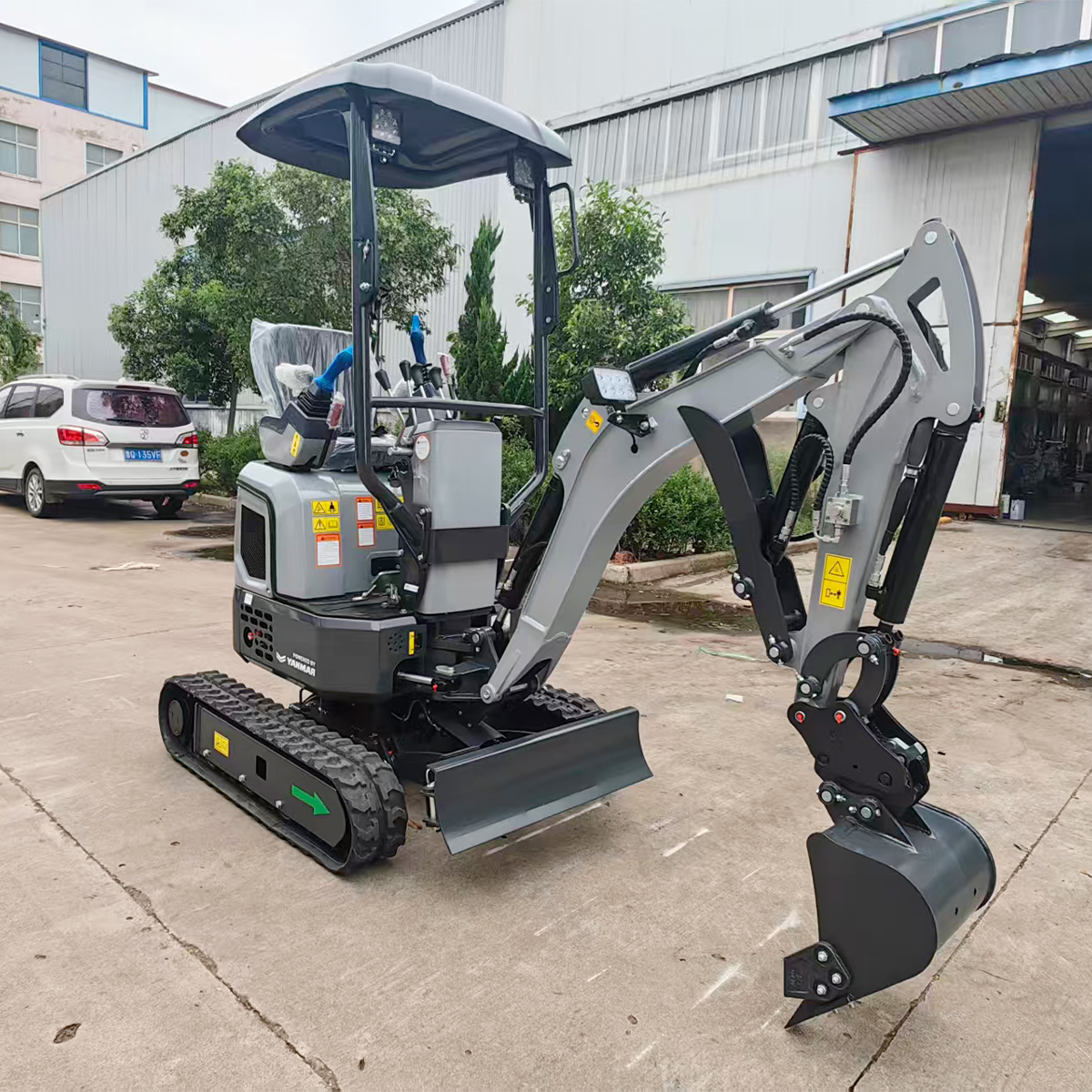 Pipeline Laying Mini Excavator Trenching Ditching Machine